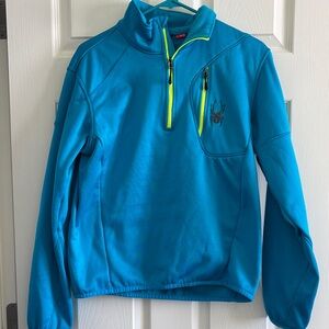 Spyder Kids Turquoise Jacket with Neon Accents